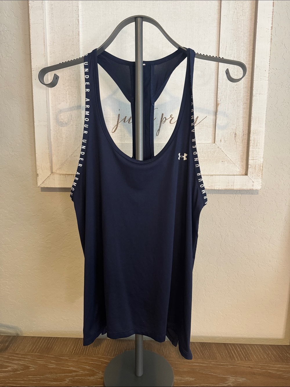 Under Armour Navy Racerback Performance Tank